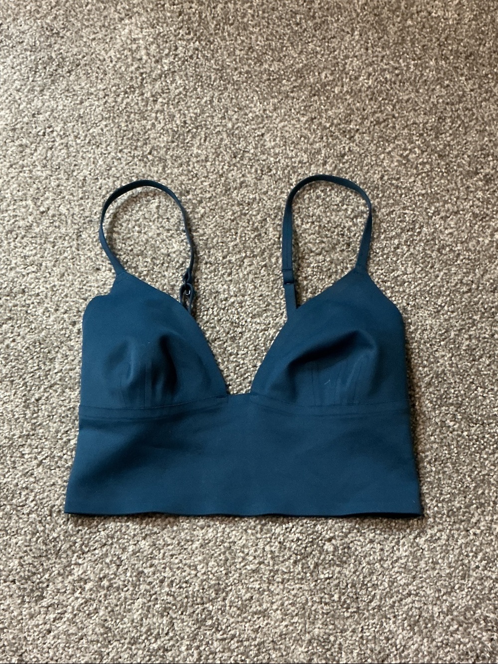 Free People Teal Longline Bralette